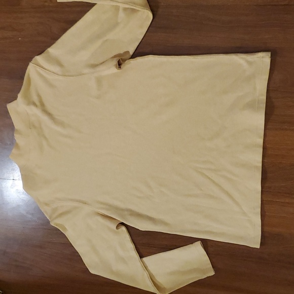 Croft & Barrow Bundle of 2 Tan Mock Stretch & Pink Turtlenecks - Size Medium - Picture 8 of 11